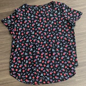 Floral Short Sleeve Top
